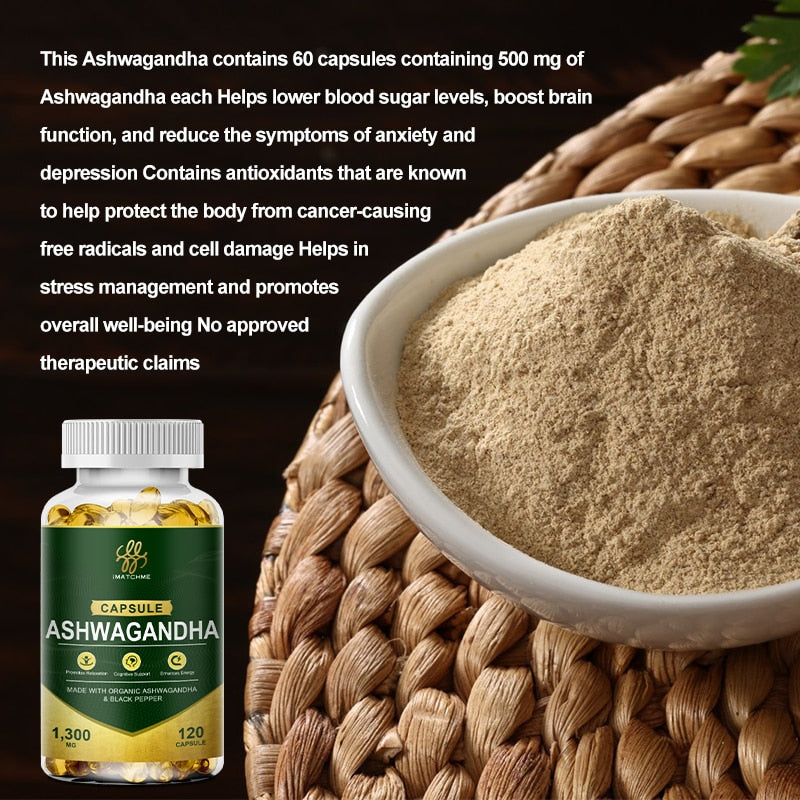 Cápsulas Orgánicas de Ashwagandha