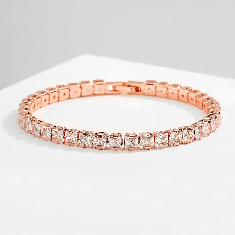 Pulsera de Tenis Moissanita 2-6.5mm para Mujer Plata Esterlina 925