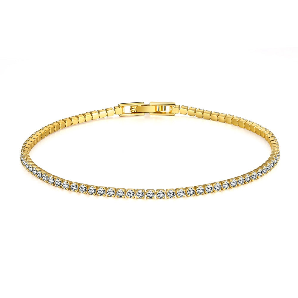 Pulsera de Tenis Moissanita 2-6.5mm para Mujer Plata Esterlina 925