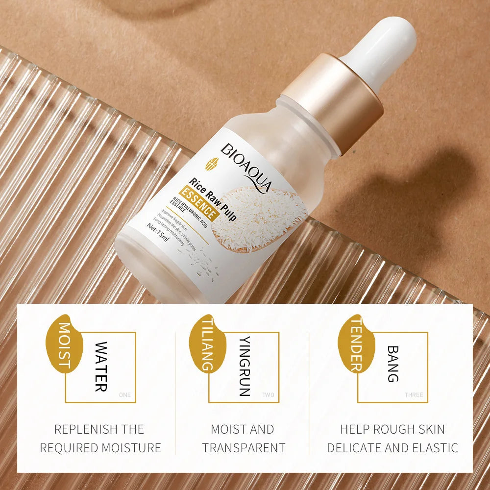 Sérum Facial de Arroz con Ácido Hialurónico
