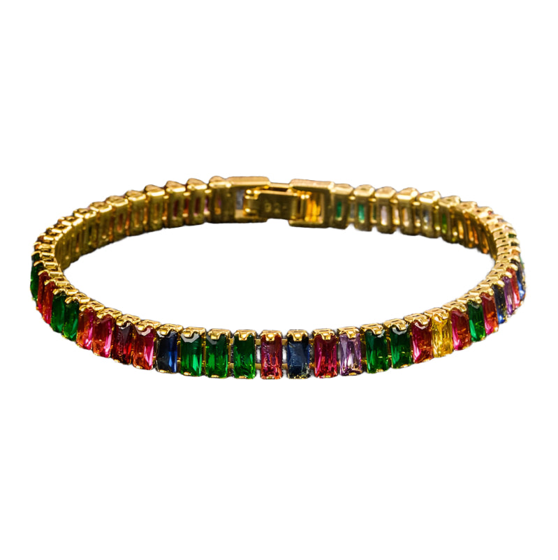 Pulsera de Tenis Moissanita 2-6.5mm para Mujer Plata Esterlina 925