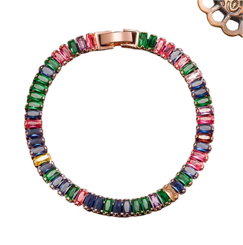 Pulsera de Tenis Moissanita 2-6.5mm para Mujer Plata Esterlina 925