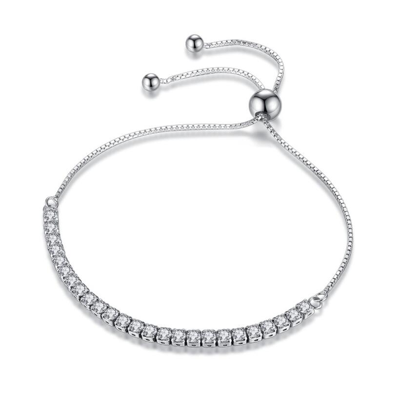 Pulsera de Tenis Moissanita 2-6.5mm para Mujer Plata Esterlina 925