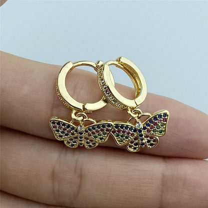 Elegantes Aretes Arcadas Colgantes con Diseño