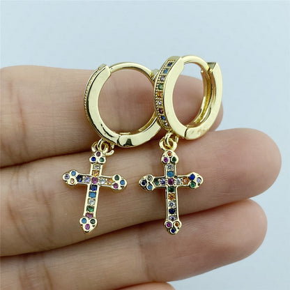 Aretes de Aro Ojo Turco Arcadas de Ojo Turco