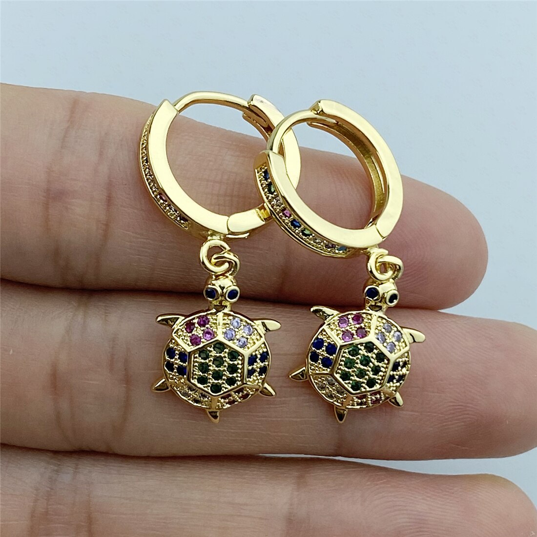 Aretes de Aro Ojo Turco Arcadas de Ojo Turco