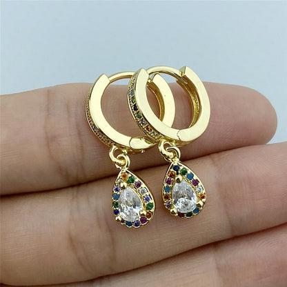 Aretes de Aro Ojo Turco Arcadas de Ojo Turco