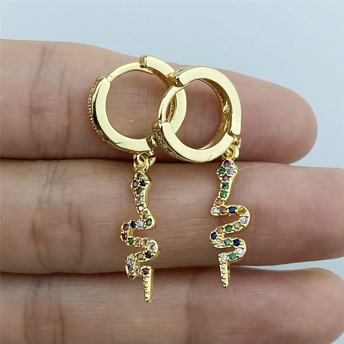 Aretes de Aro Ojo Turco Arcadas de Ojo Turco