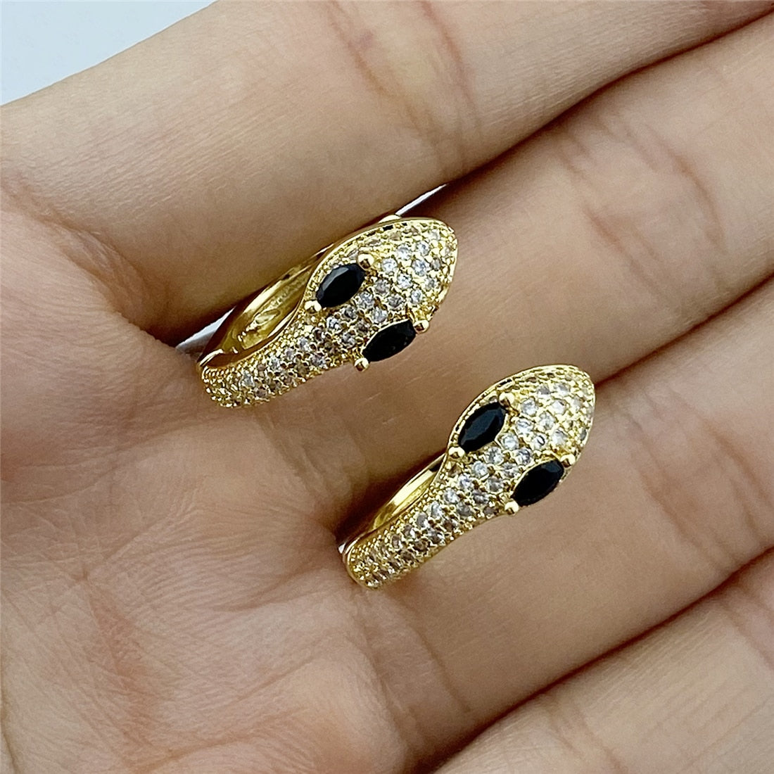 Aretes de Aro Ojo Turco Arcadas de Ojo Turco