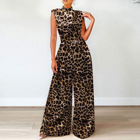 Wide Leg Jumpsuit with Cinched Waist