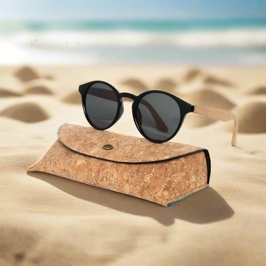 Oval Bamboo Wood Sunglasses