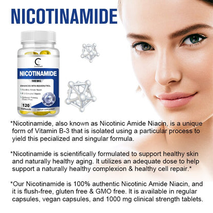 Cápsulas de Nicotinamida y Vitamina B5