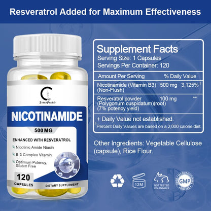 Cápsulas de Nicotinamida y Vitamina B5