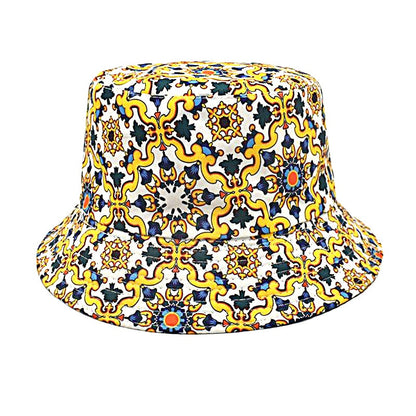 Sombrero de Verano Panama Reversible de Algodón