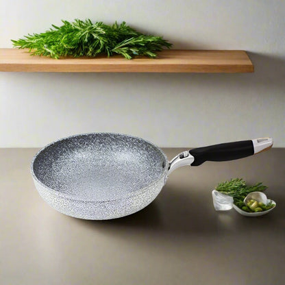 Sartén Wok de Piedra Duradera Batería de Cocina de Piedra