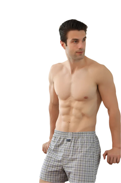 Boxers Calzoncillos Altos de Algodón para Hombre Tallas Grandes