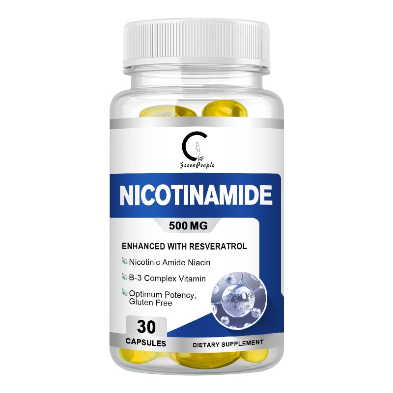 Cápsulas de Nicotinamida y Vitamina B5