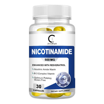 Cápsulas de Nicotinamida y Vitamina B5