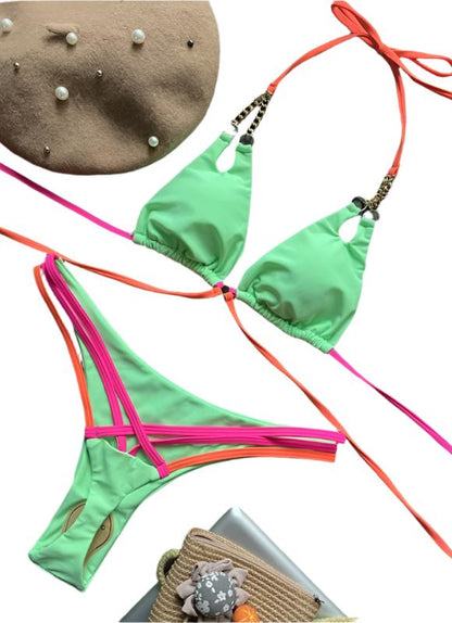 Conjunto de Bikini para Mujer Traje de Baño