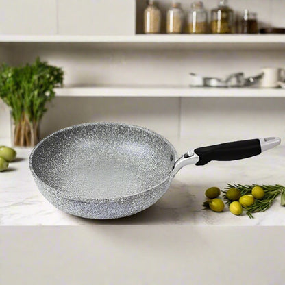 Sartén Wok de Piedra Duradera Batería de Cocina de Piedra