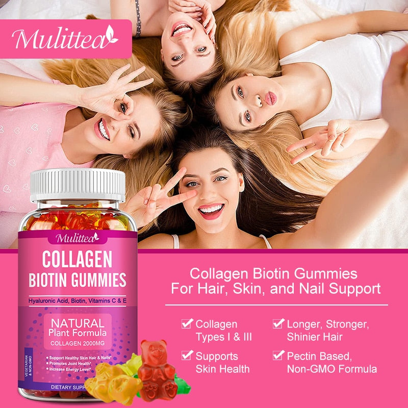 Gomitas de Colágeno y Biotina Vitaminas C y E