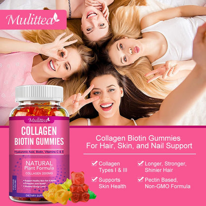 Gomitas de Colágeno y Biotina Vitaminas C y E