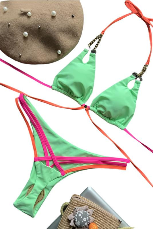 Conjunto de Bikini para Mujer Traje de Baño