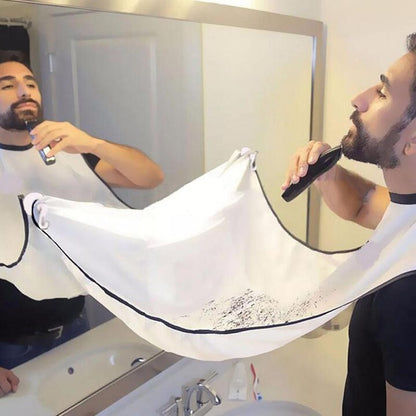 Delantal Atrapa Barba para Hombre en el Baño