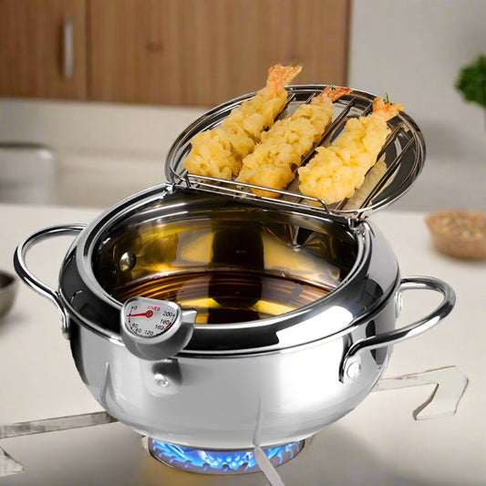 Stainless Steel Cookware Pot with Thermometer