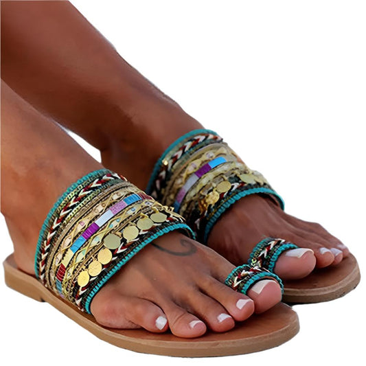 Vintage Tulum Style Sandals