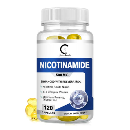 Cápsulas de Nicotinamida y Vitamina B5